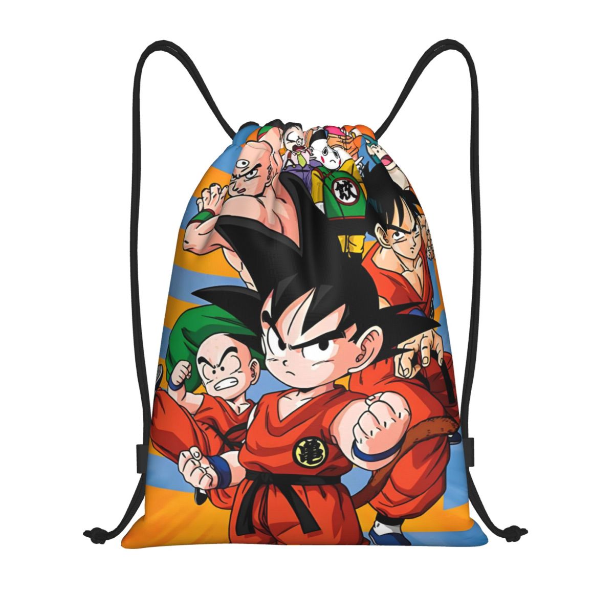 Custom DBZ G-Gokues Cartoon Dr - Drawstring Gym Bag review and price