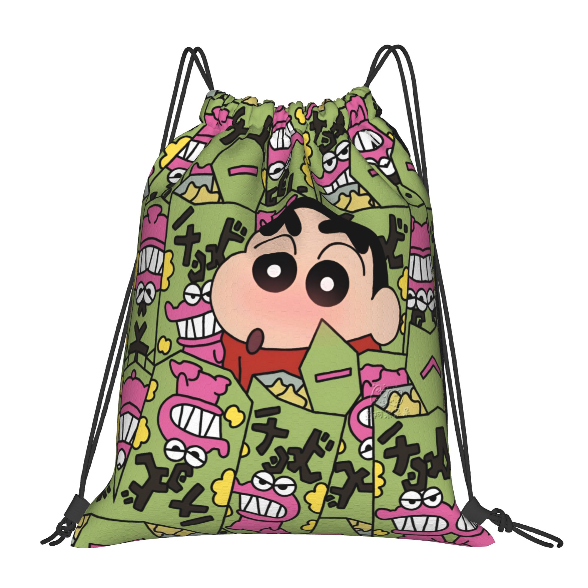 Custom Crayons Shins Chans Dra - Drawstring Gym Bag review and price