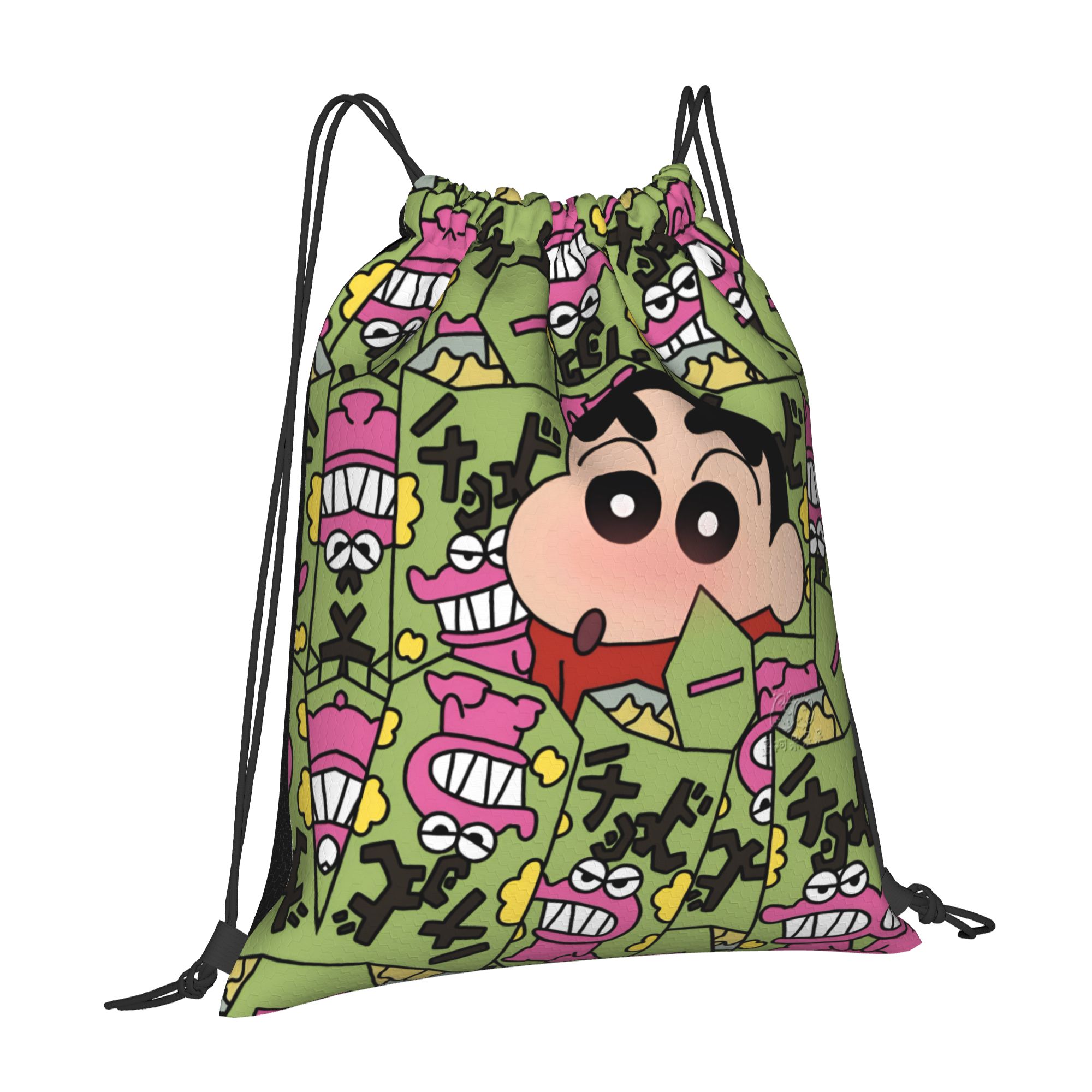 Custom Crayons Shins Chans Dra - Drawstring Gym Bag review and price